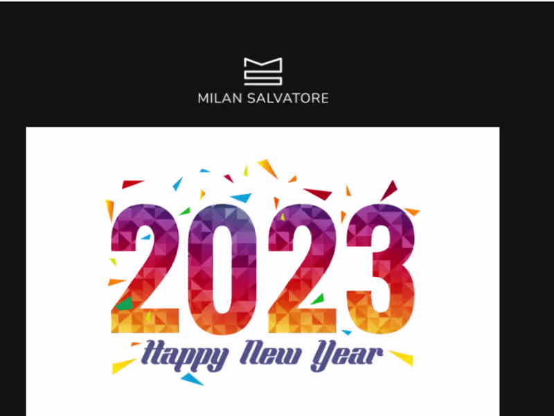 Cover image for Happy New Year Template Milan Salvatore
