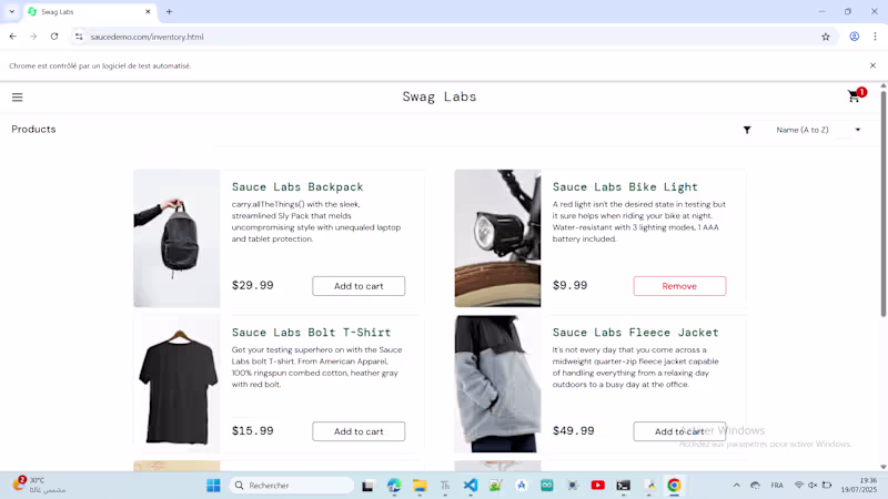 Cover image for E-commerce Automation Framework
My role :