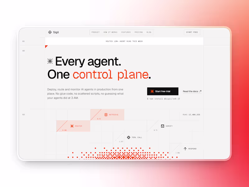 Cover image for This an AI agent website, all built inside Framer