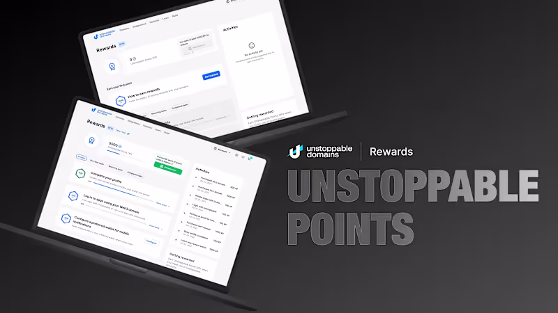 Cover image for Unstoppable Points: A rewards program for Unstoppable users