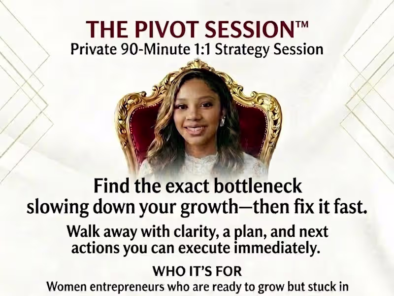 Cover image for The Pivot Session™ — Your 90-Minute Revenue Intensive