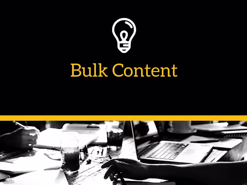 Cover image for 50 Bulk Blog Posts for SEO Rankings & Link Management