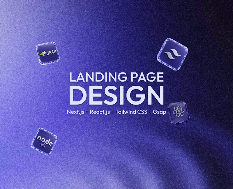 Cover image for Landing page design