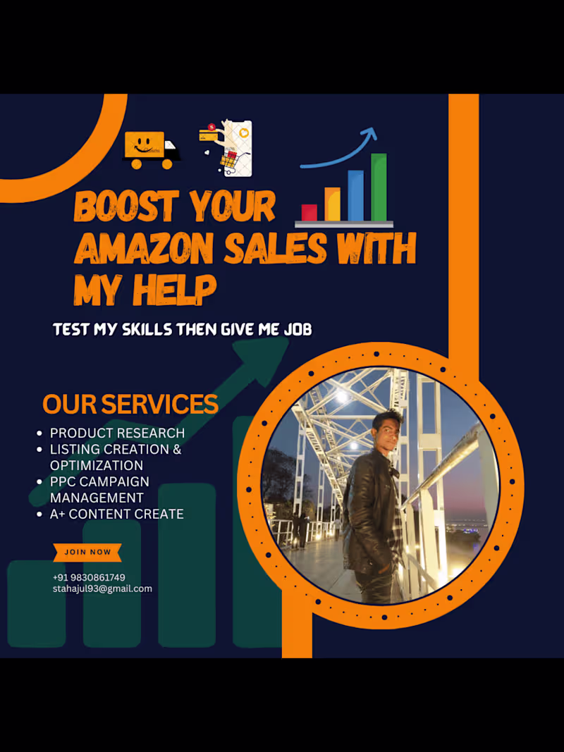 Cover image for Amazon Virtual Assistant | E-commerce Expert