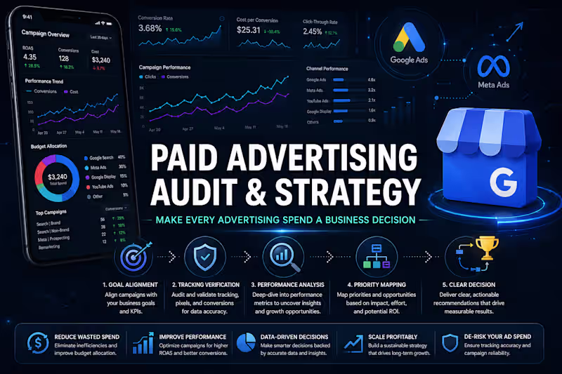 Cover image for Paid Advertising Audit & Strategy | Google Ads & Meta Ads
