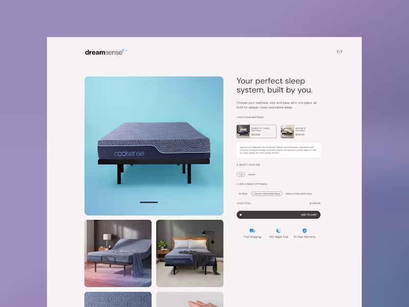 Cover image for DreamSense: A High-Converting, Configurable Replo Landing Page