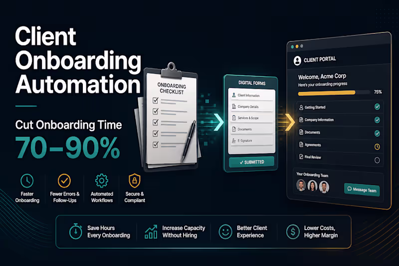 Cover image for Manual Client Onboarding