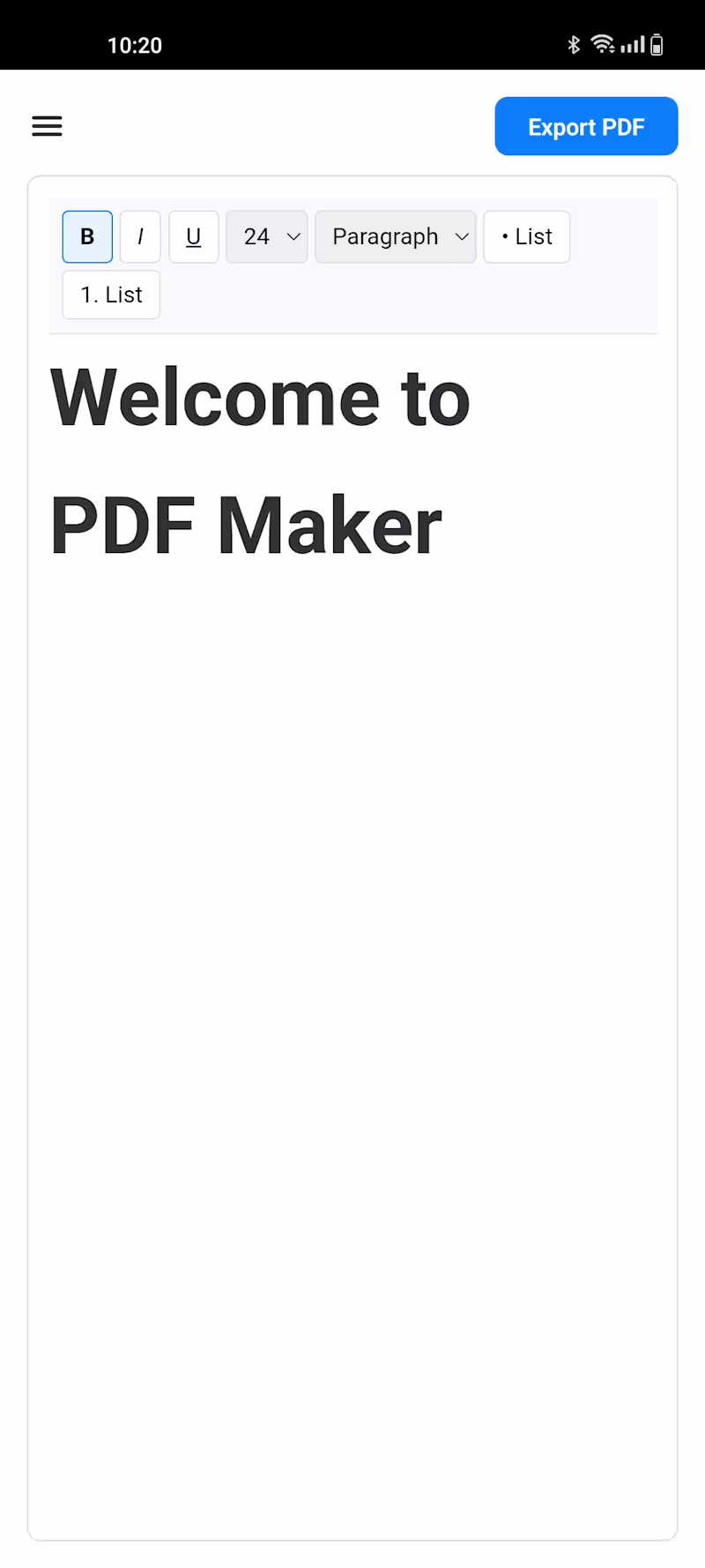 Cover image for PDFMaker is a React Native