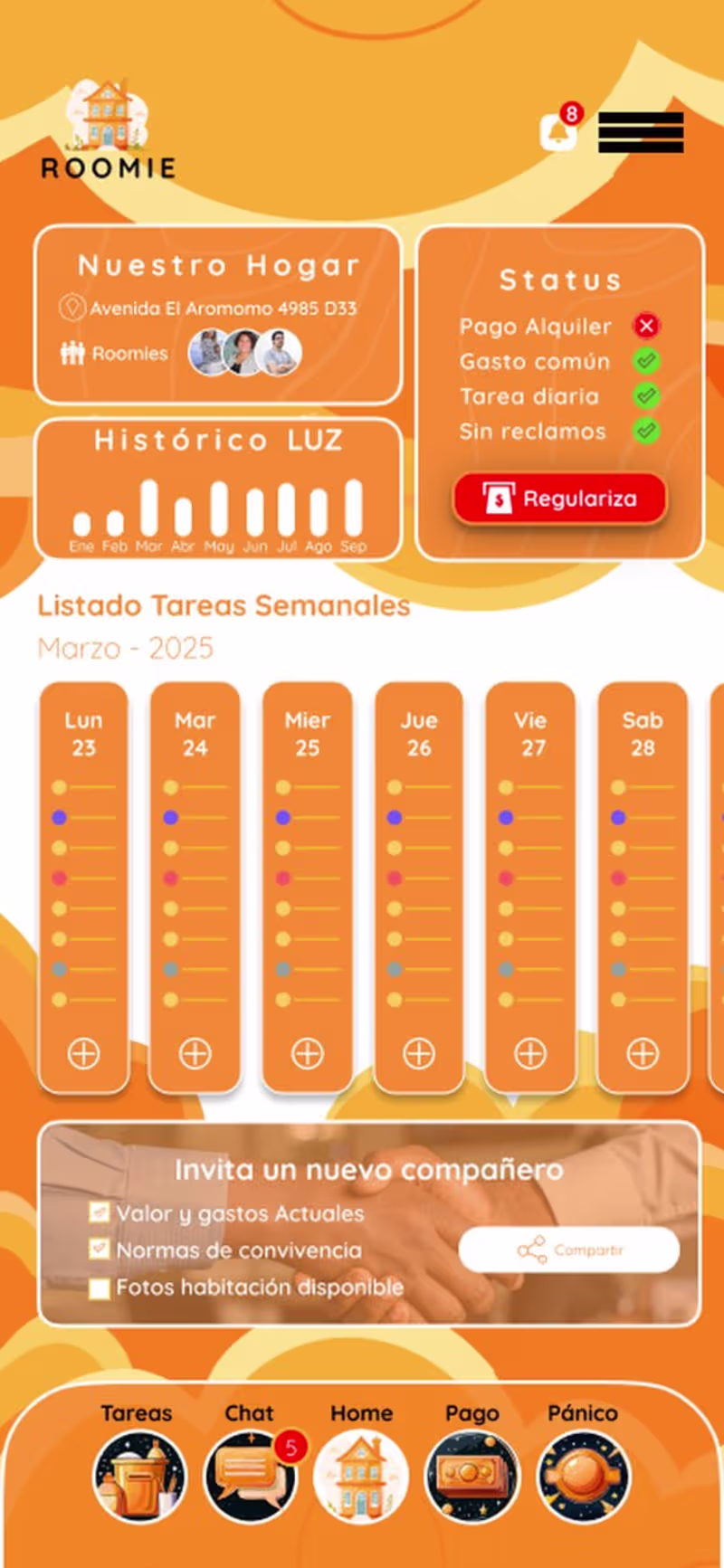 Cover image for Roomie — Auditoría UX/UI