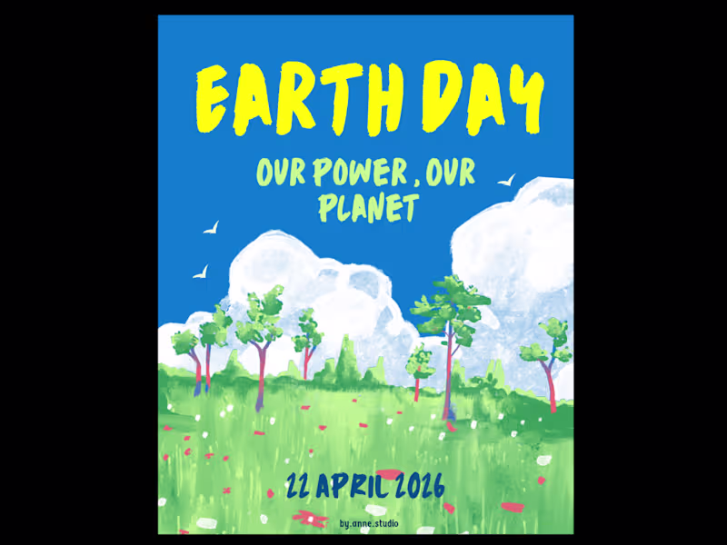 Cover image for Earth Day 22 April 2026