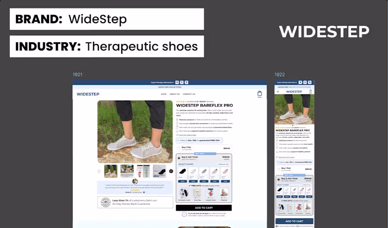 Cover image for WideStep Therapeutic Footwear Product Page