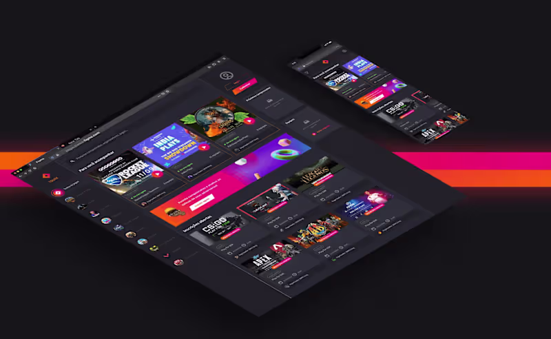 Cover image for E-sports Tournament Platform Development