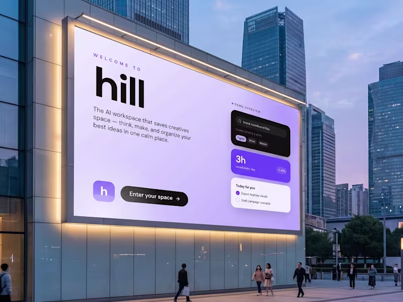 Cover image for Hill: Designing a Human-Centered AI Brand