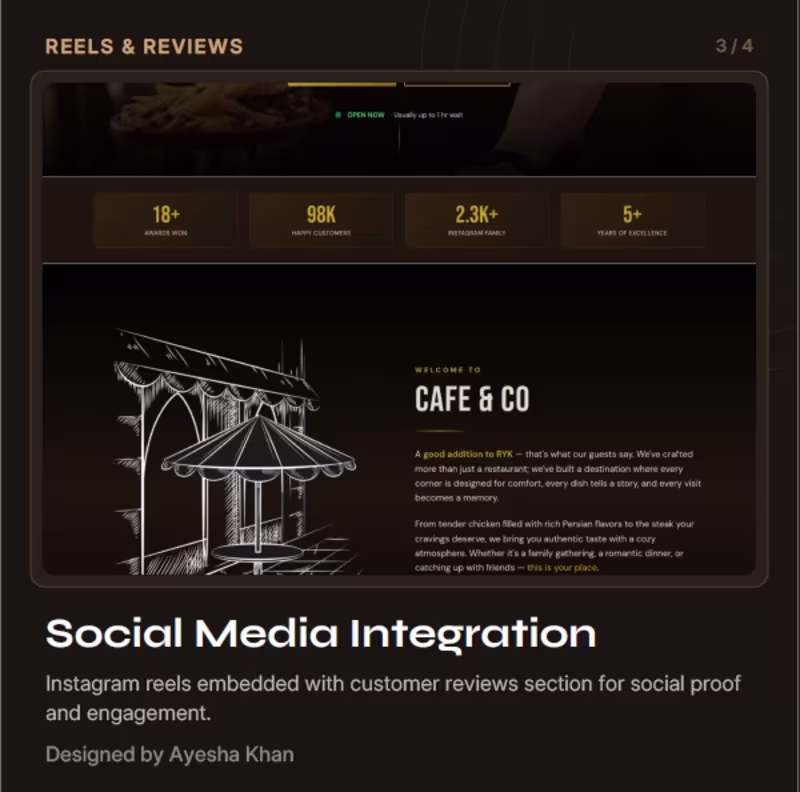 Cover image for Cafe n Co Website Redesign