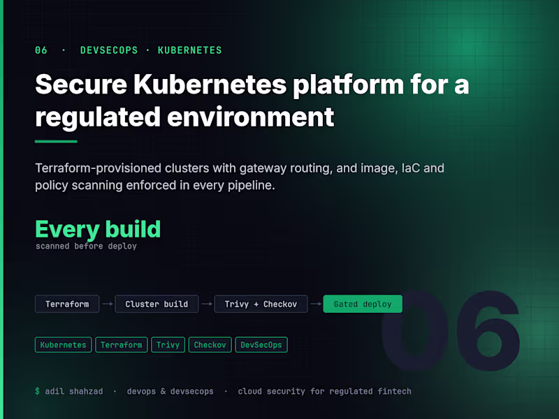 Cover image for Secure Kubernetes platform for a
