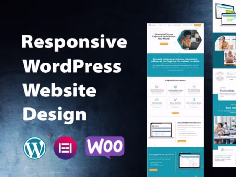 Cover image for website designer for a wordpress website or web design
