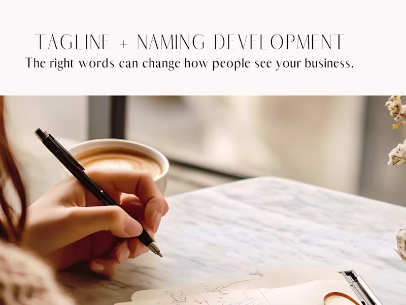 Cover image for Tagline Naming and Development