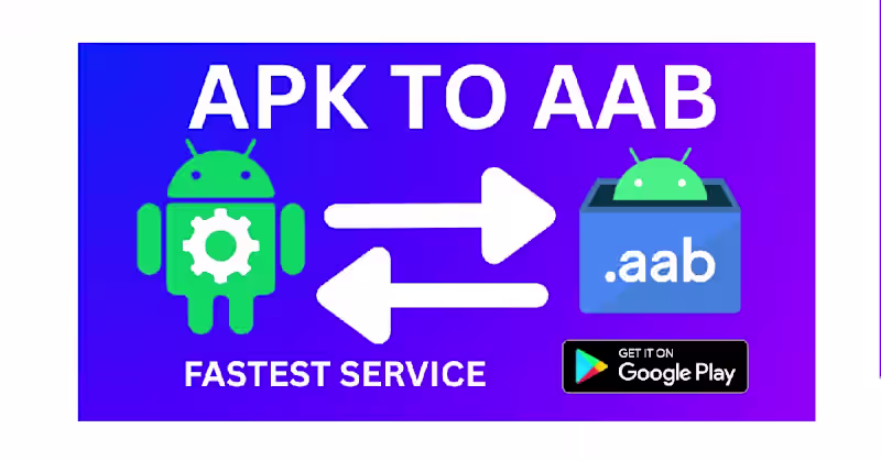 Cover image for convert apk file to aab code fastest apk to aab