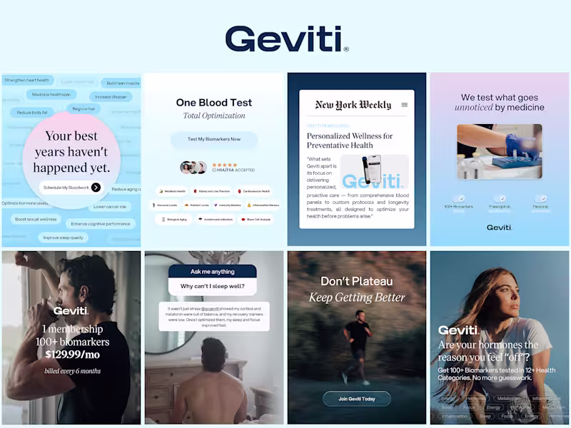 Cover image for Geviti®: Meta Ads - Conversion-driven Ad Creative Development