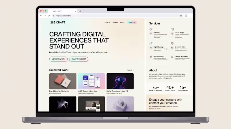 Cover image for Website Design & Responsive UI/UX