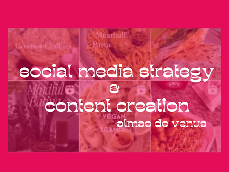 Cover image for Social Media Management & Content Creation: Almas De Venus