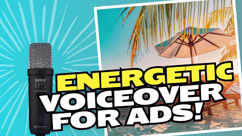 Cover image for Energetic AD Voiceover Demo’s - YouTube