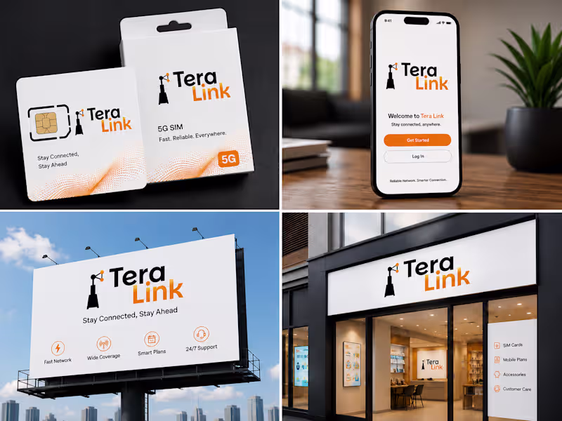 Cover image for Custom Brand Identity Design for Telecommunication company.