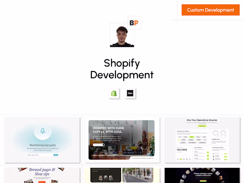 Cover image for Shopify Development