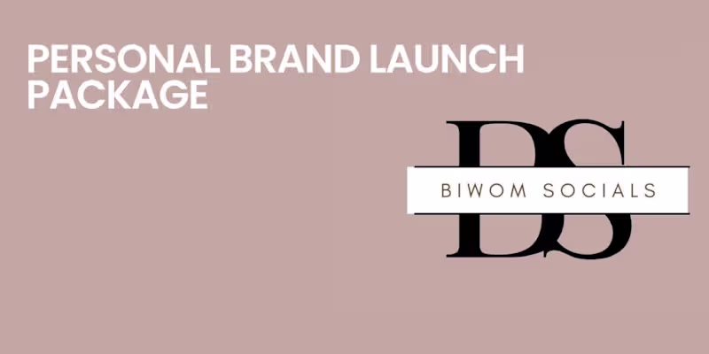 Cover image for Personal Brand Launch Package