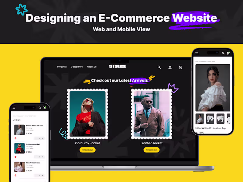 Cover image for E-commerce Website Design