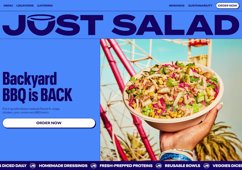 Cover image for A vibrant marketing site for