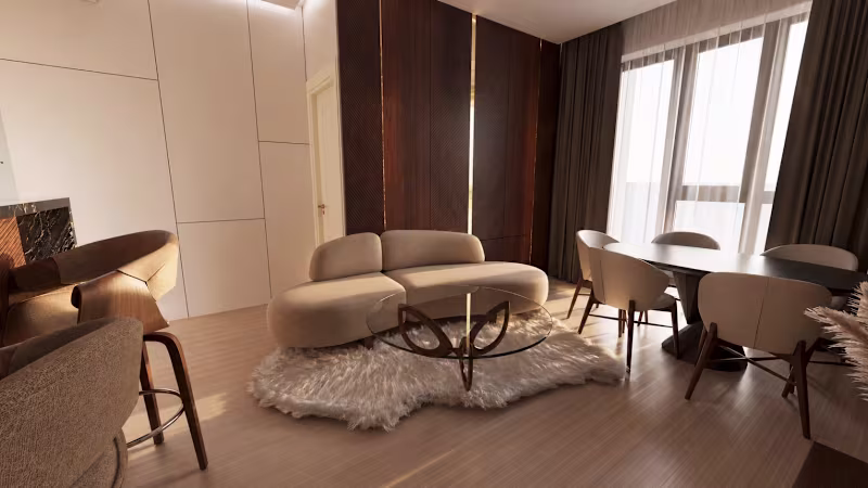 Cover image for Modern Living Room, TV Zone,