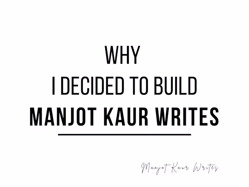 Cover image for When WRITING Became More
I switched