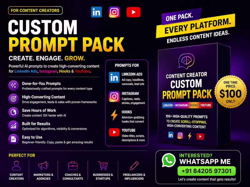 Cover image for Content Creators: Stop Spending Hours Thinking About Post