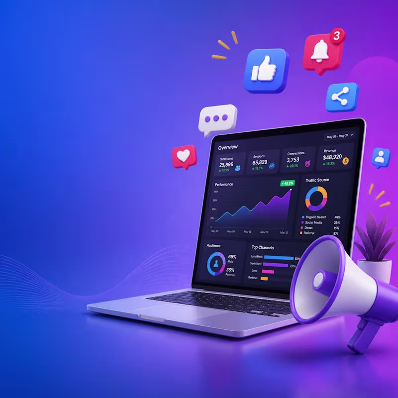 Cover image for In digital marketing, you can