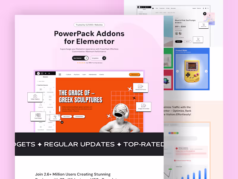 Cover image for PowerPack Elements — Product Design & UI/UX