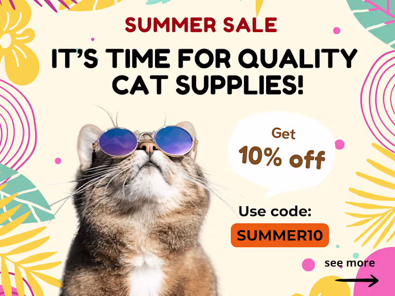 Cover image for Drive traffic and online sales for Cats 1st UK