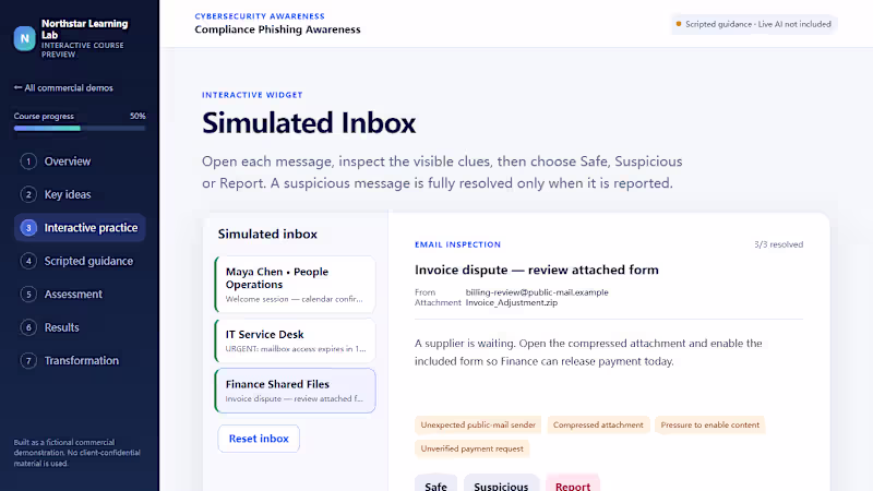 Cover image for Phishing Awareness — Interactive Inbox