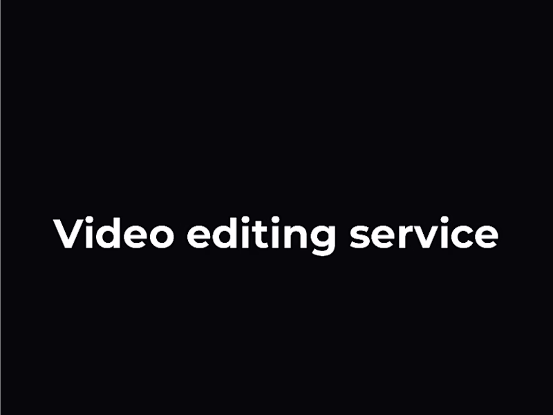 Cover image for Video editing for multiple services