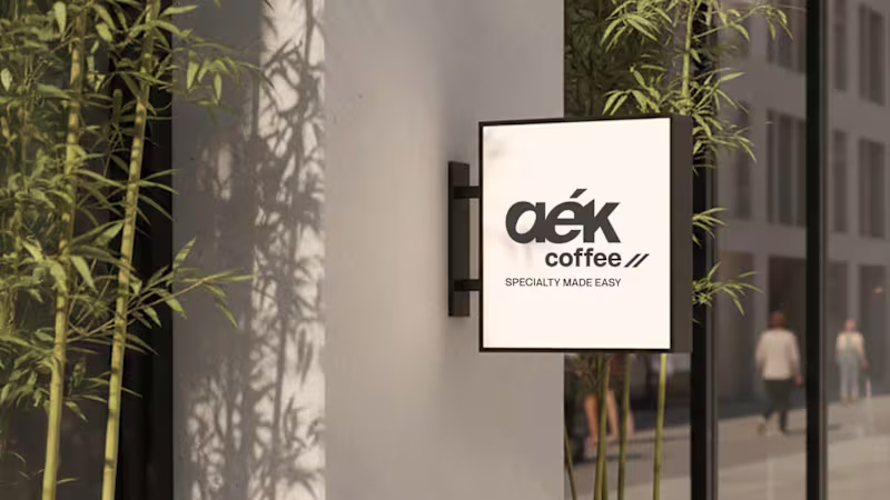 Cover image for Aék Coffee Brand Identity Development