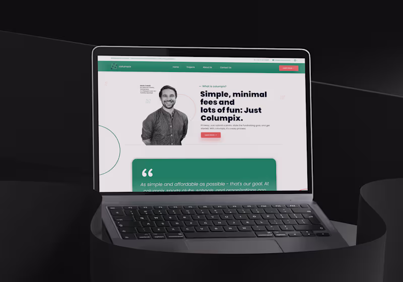 Cover image for Columpix – Crowdfunding Platform UI/UX Design