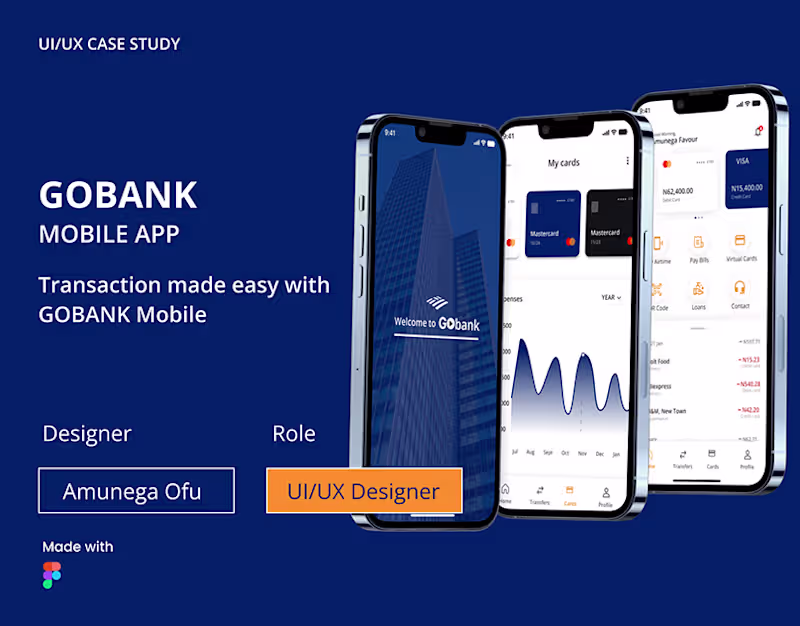 Cover image for GoBank Online Mobile Banking :: Behance
