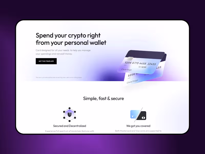 Cover image for Framer Landing Page Development🖥️🔮