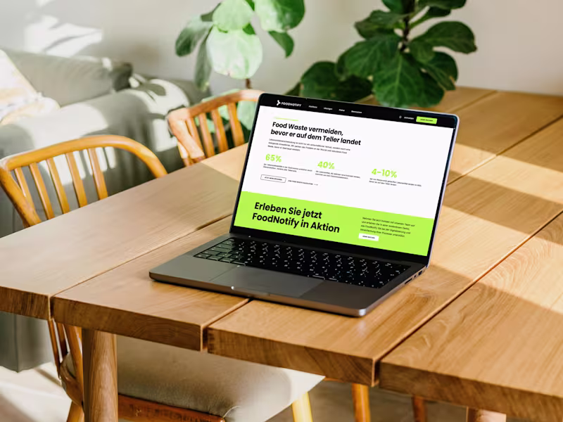 Cover image for FoodNotify | SaaS Hubspot Website