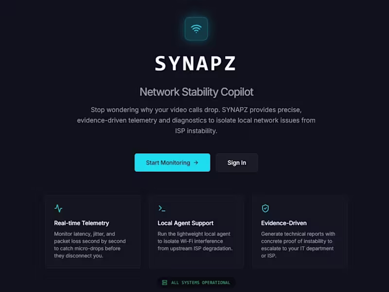 Cover image for I designed and built SYNAPZ