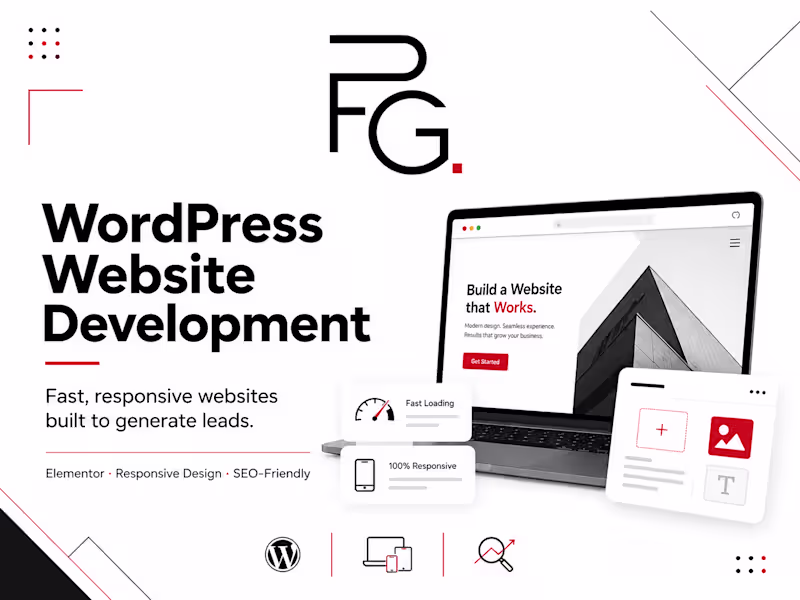 Cover image for WordPress Website Design & Development