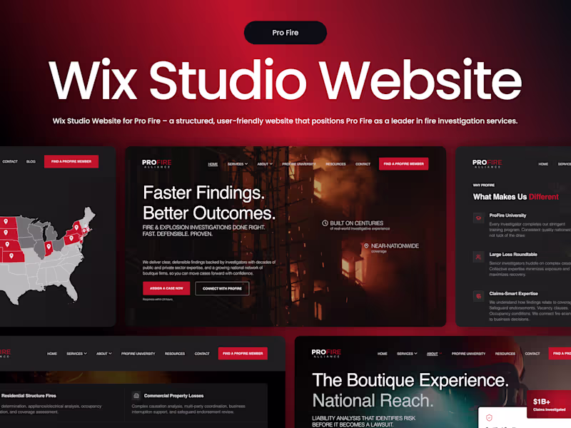 Cover image for Corporate Website Design and Development on Wix Studio