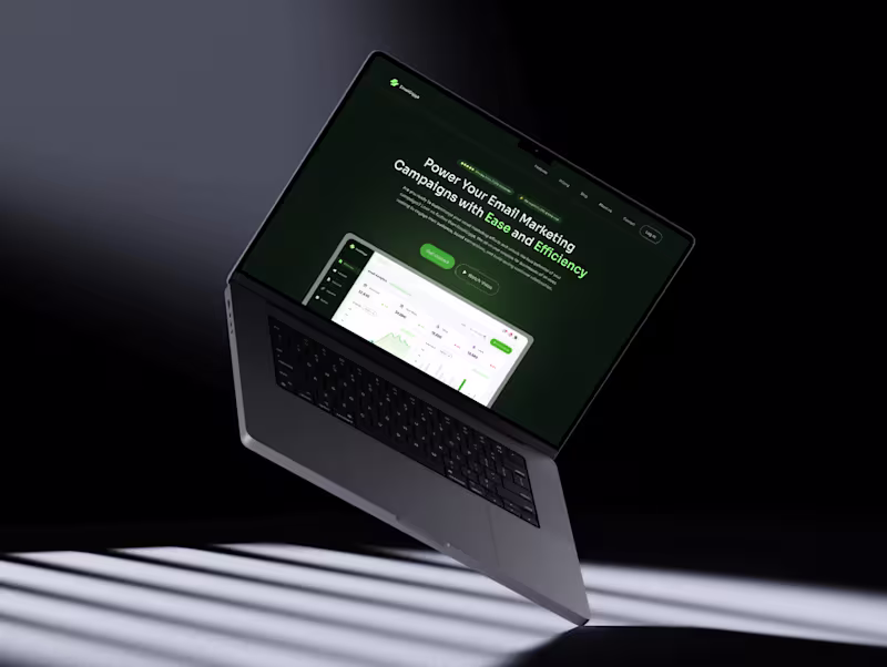 Cover image for 🚀 Email Marketing SaaS : Landing Page Design is live ! I ju...