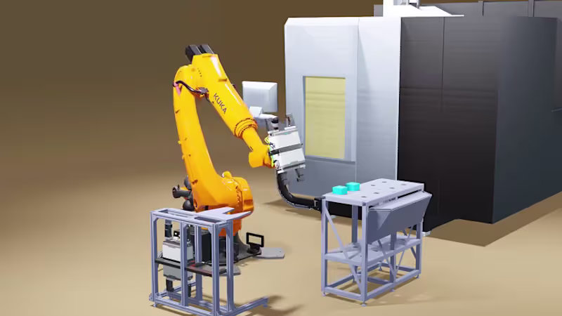 Cover image for 3D Industrial Robotic Arm Animation