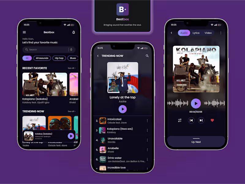Cover image for Transforming Music Experience: All-in-One Mobile App Design